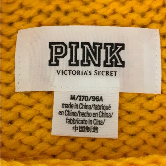 NWT PINK Oversized Boyfriend Sweater Size M - Picture 3 of 3